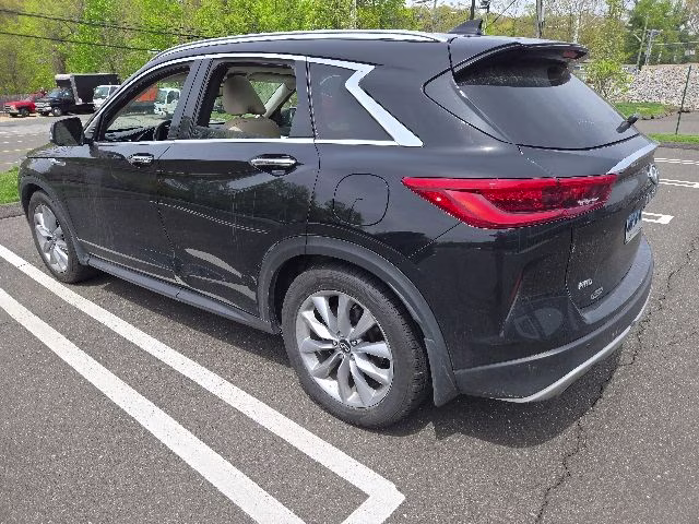 2021 Black Obsidian INFINITI QX50 LUXE AWD SUV