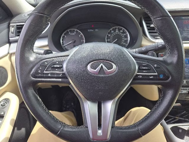 2021 Black Obsidian INFINITI QX50 LUXE AWD SUV