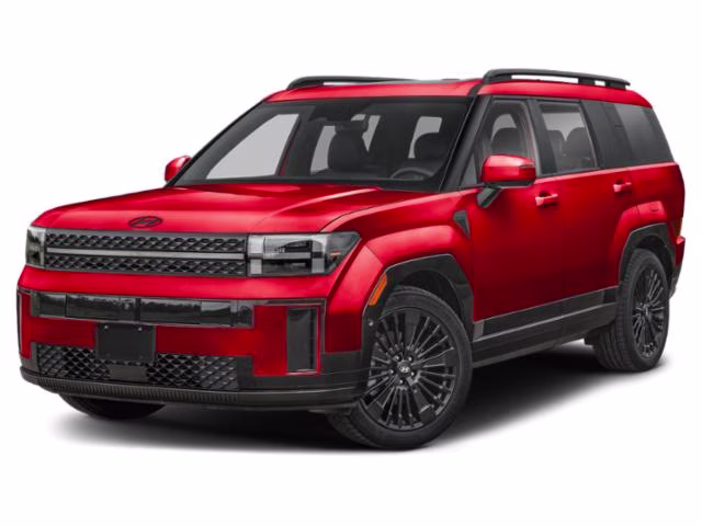2026 Ultimate Red Hyundai Santa Fe Hybrid Calligraphy AWD SUV