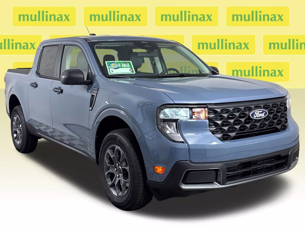 2026 Azure Gray Metallic Tri-Coat Ford Maverick XLT FWD Truck