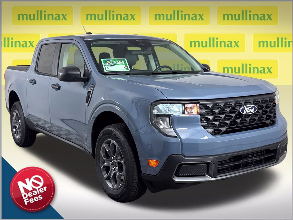 2026 Azure Gray Metallic Tri-Coat Ford Maverick XLT FWD Truck