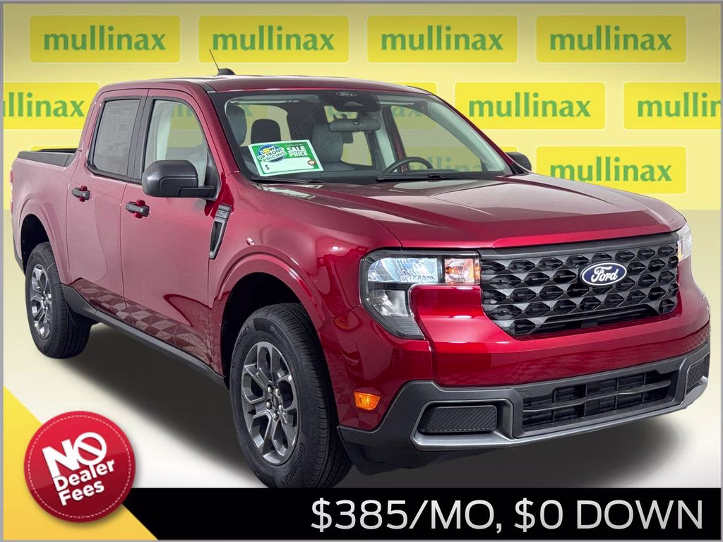 2026 Ruby Red Metallic Tinted Clearcoat Ford Maverick XLT FWD Truck