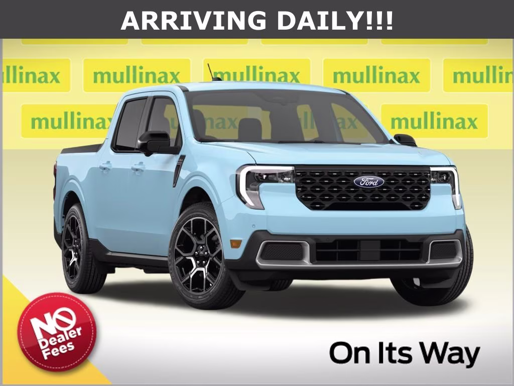 2026 Light Blue Ford Maverick Lariat AWD Truck