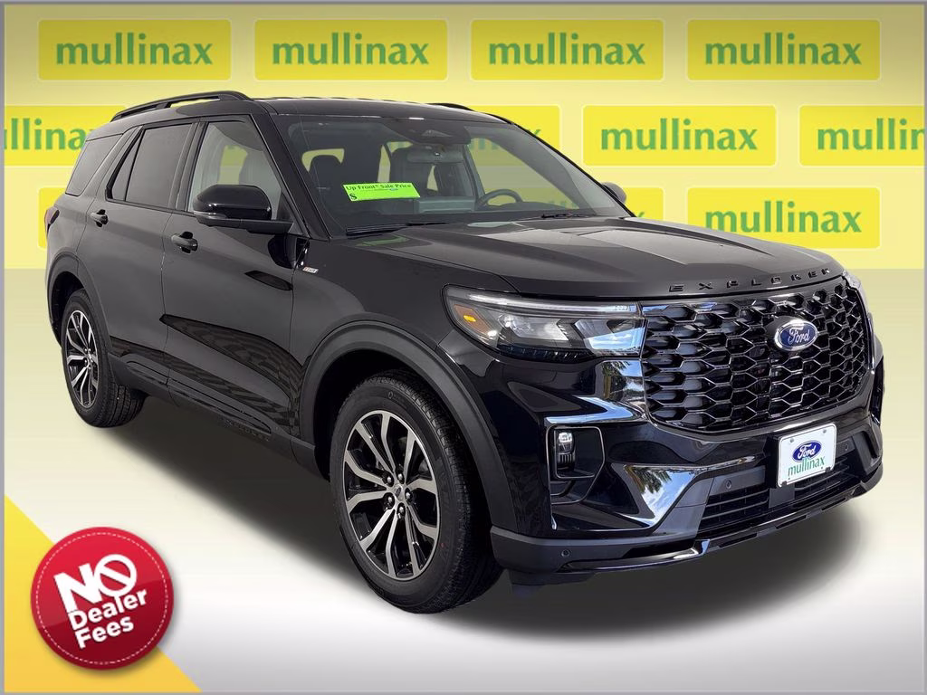 2026 Black Metallic Ford Explorer ST-Line RWD SUV