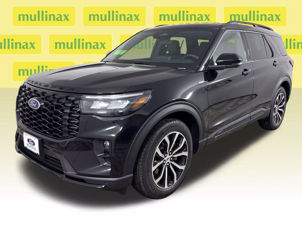 2026 Black Metallic Ford Explorer ST-Line RWD SUV