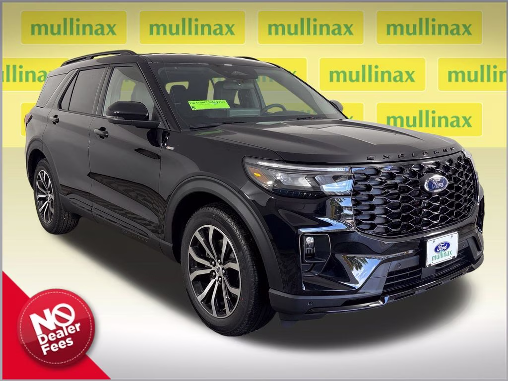 2026 Black Metallic Ford Explorer ST-Line RWD SUV