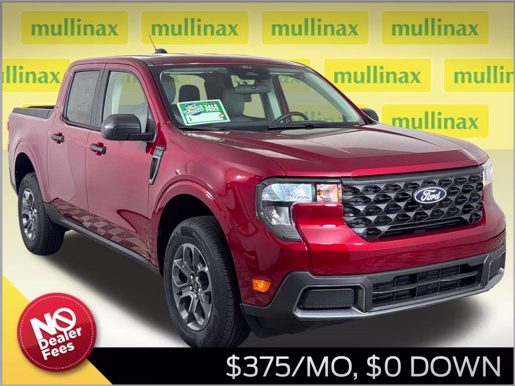 2026 Ruby Red Metallic Tinted Clearcoat Ford Maverick XLT FWD Truck