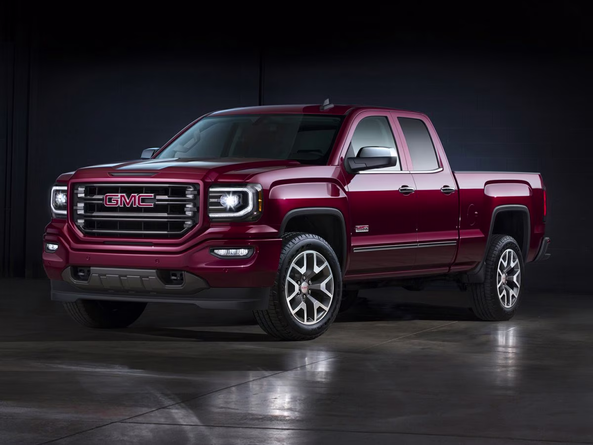 2017 Stone Blue Metallic GMC Sierra 1500 SLT 4X4 Truck