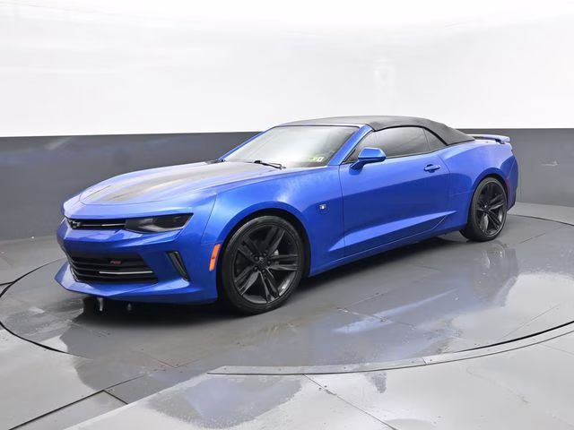 2017 Hyper Blue Metallic Chevrolet Camaro 2LT RWD Convertible