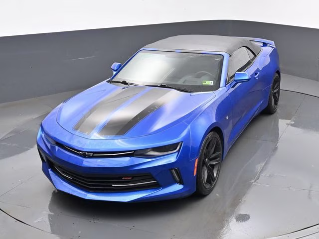 2017 Hyper Blue Metallic Chevrolet Camaro 2LT RWD Convertible