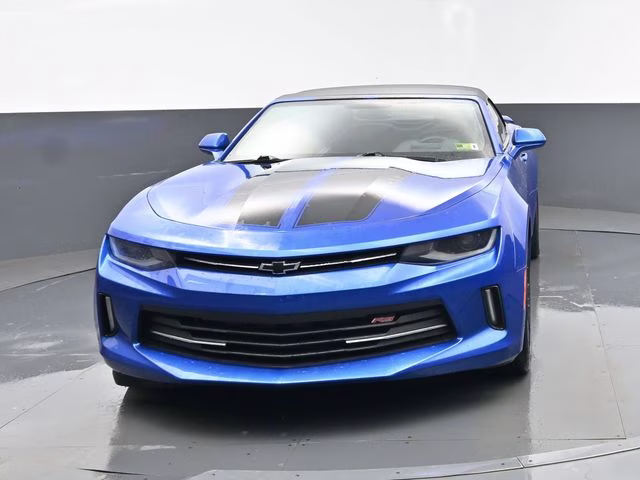 2017 Hyper Blue Metallic Chevrolet Camaro 2LT RWD Convertible