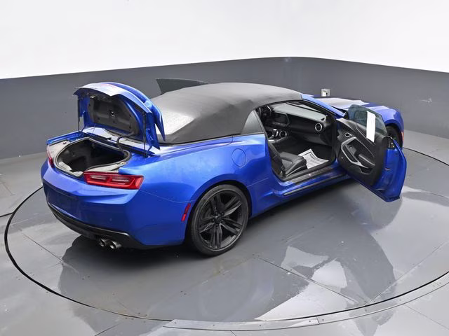 2017 Hyper Blue Metallic Chevrolet Camaro 2LT RWD Convertible