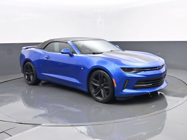 2017 Hyper Blue Metallic Chevrolet Camaro 2LT RWD Convertible
