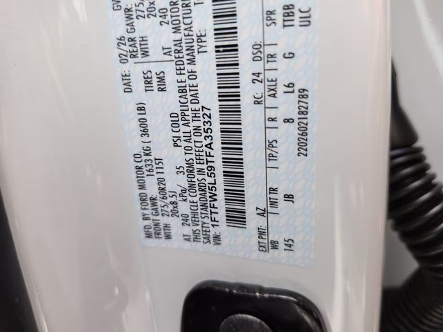 2026 Star White Metallic Tri-Coat Ford F-150 Lariat 4X4 Truck