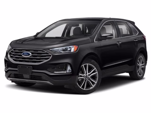 2019 Black Ford Edge SEL AWD SUV