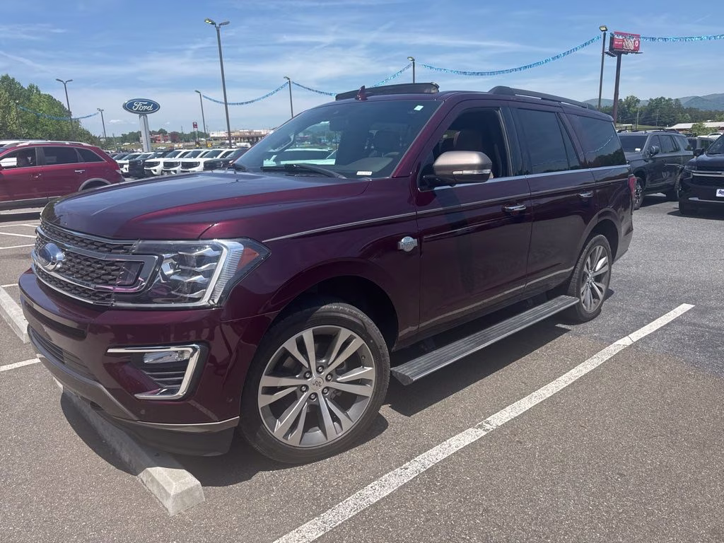 2020 Burgundy Velvet Metallic Tinted Clearcoat Ford Expedition King Ranch 4X4 SUV