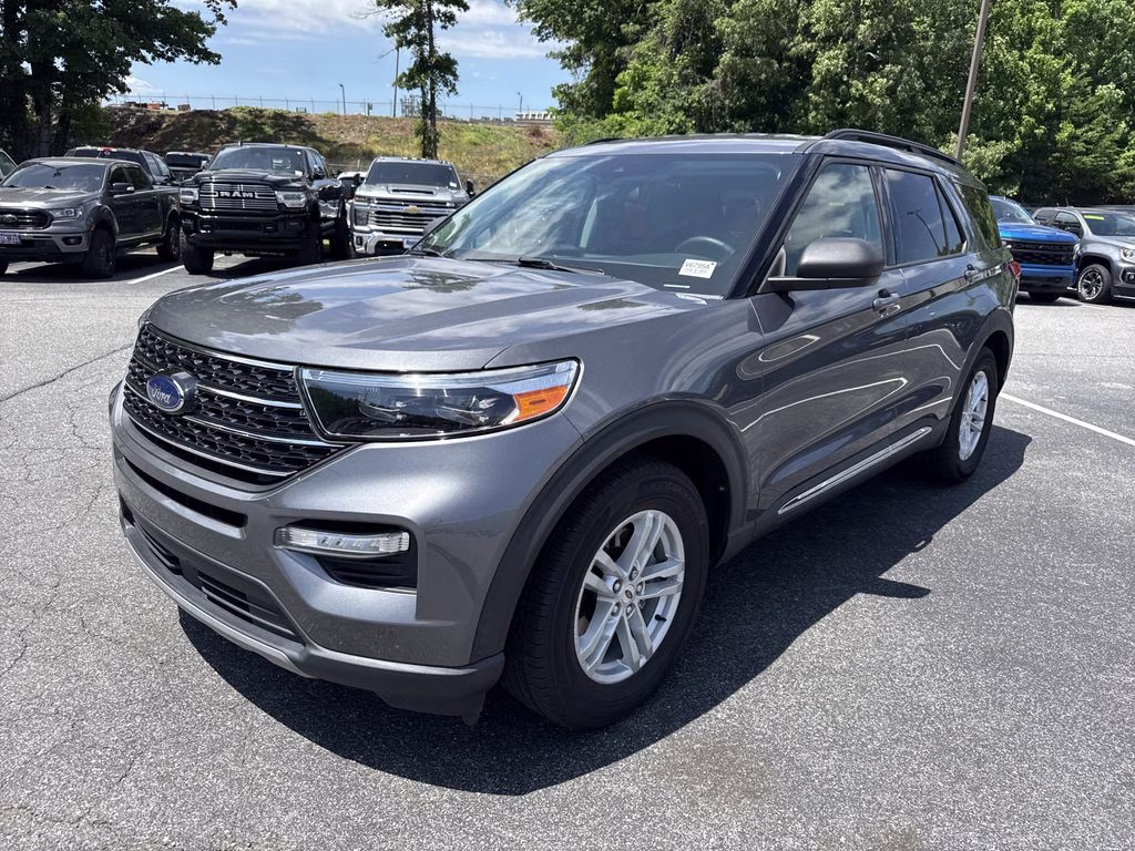 2021 Carbonized Gray Metallic Ford Explorer XLT RWD SUV