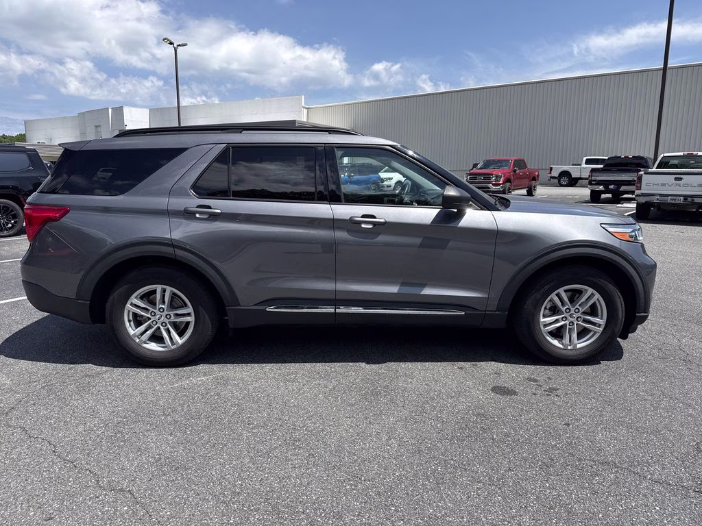 2021 Carbonized Gray Metallic Ford Explorer XLT RWD SUV
