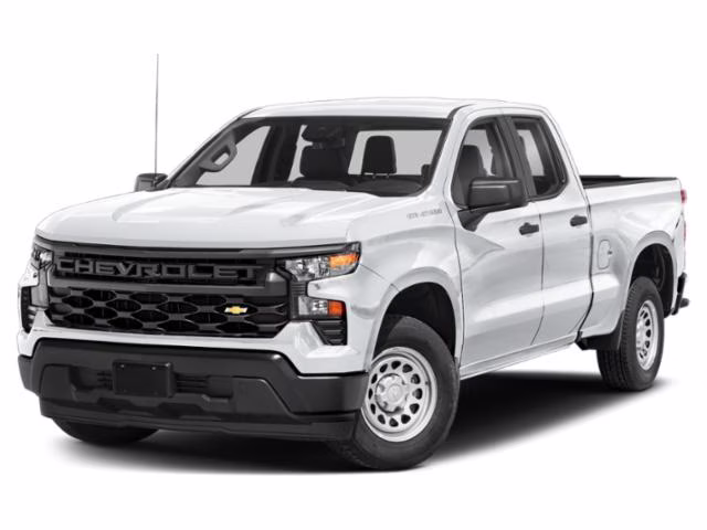 2023 Summit White Chevrolet Silverado 1500 Custom 4X4 Truck