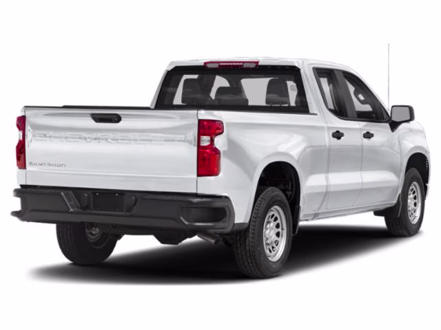 2023 Summit White Chevrolet Silverado 1500 Custom 4X4 Truck