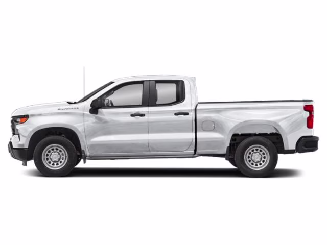 2023 Summit White Chevrolet Silverado 1500 Custom 4X4 Truck