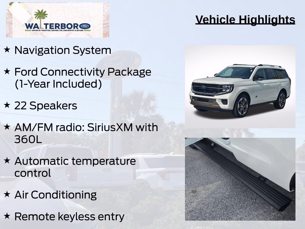 2026 Star White Metallic Tri-Coat Ford Expedition King Ranch 4X4 SUV
