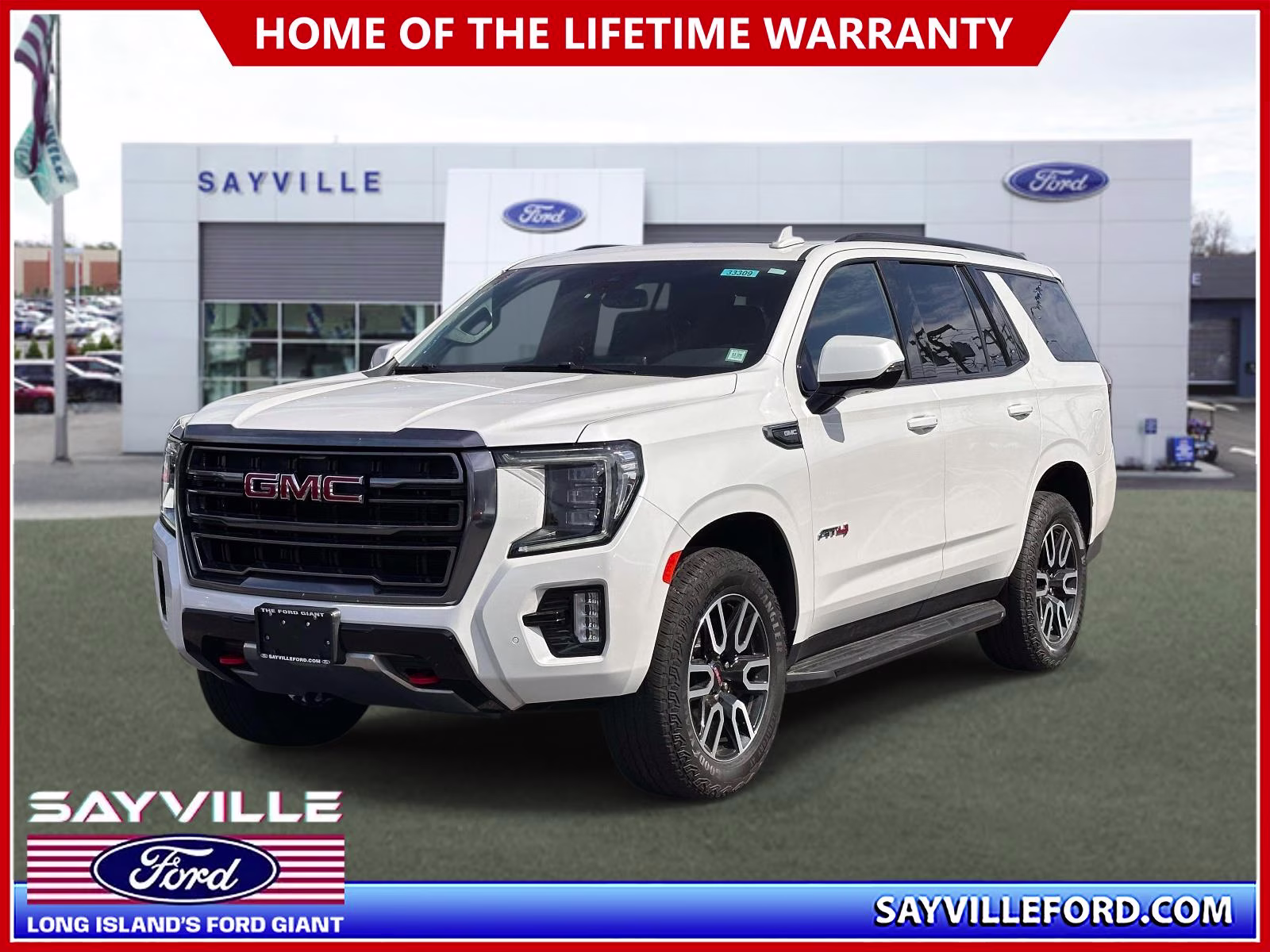 2023 Summit White GMC Yukon 4WD 4dr AT4 4X4 SUV