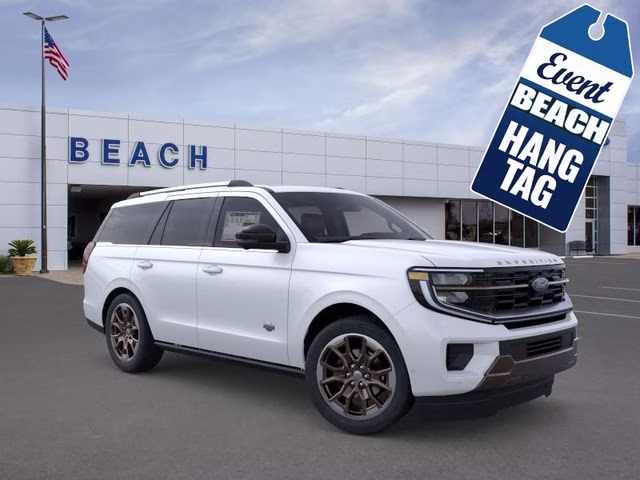 2026 Star White Metallic Tri-Coat Ford Expedition King Ranch 4X4 SUV