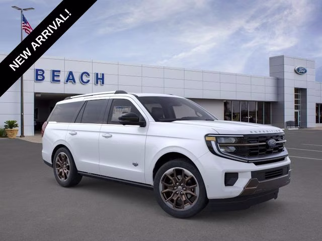 2026 Star White Metallic Tri-Coat Ford Expedition King Ranch 4X4 SUV