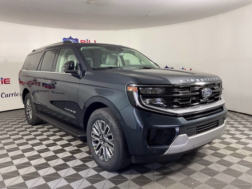 2026 Blue Metallic Ford Expedition Max Platinum 4X4 SUV