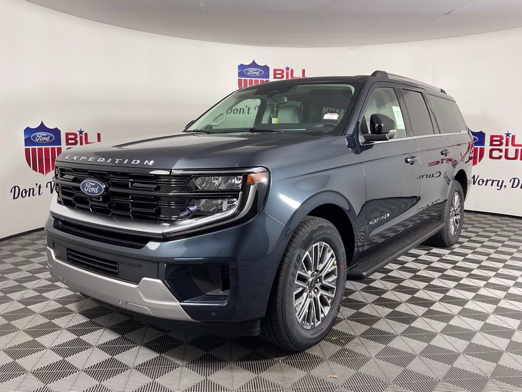 2026 Blue Metallic Ford Expedition Max Platinum 4X4 SUV