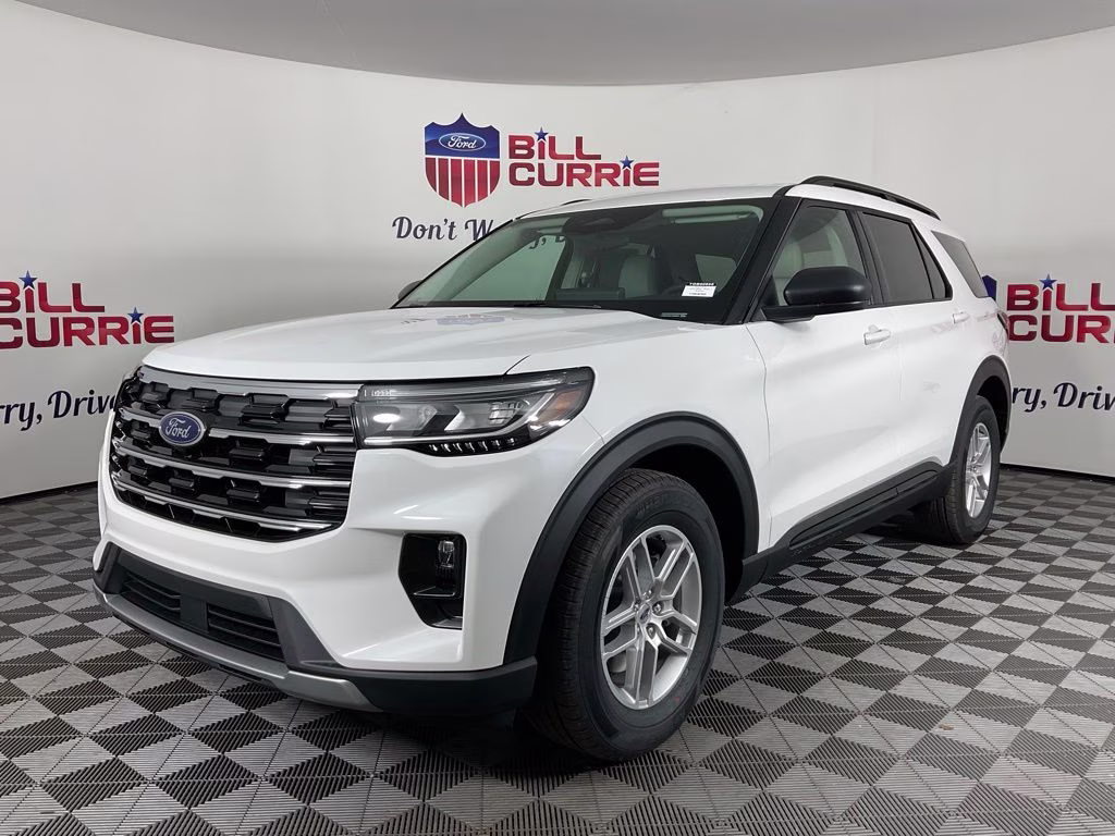 2026 White Metallic Ford Explorer Active RWD SUV