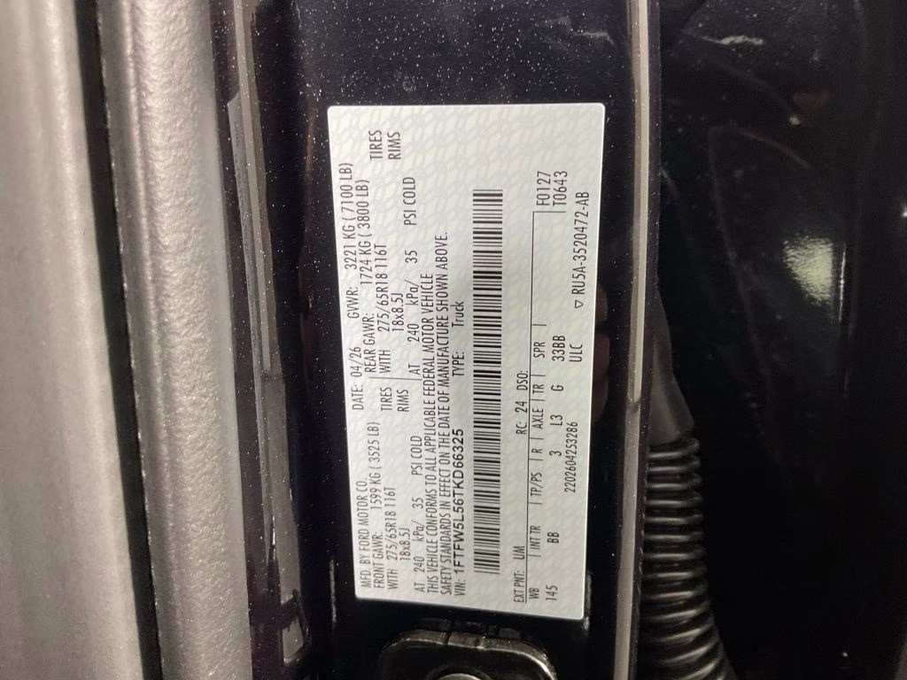 2026 Black Metallic Ford F-150 Lariat 4X4 Truck