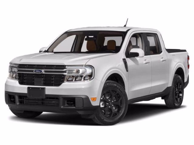 2022 Rapid Red Metallic Tricoat Ford Maverick Hybrid Crew Cab Lariat 1st Edition w/Lux FWD Truck
