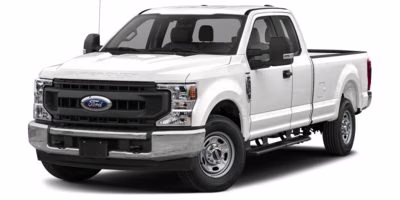 2021 White Ford Super Duty F-250 SRW XL 4X4 Truck