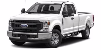 2021 White Ford Super Duty F-250 SRW XL 4X4 Truck