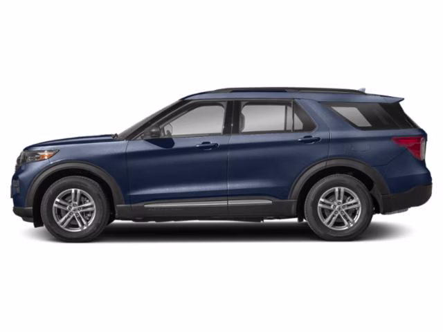 2024 Blue Ford Explorer XLT 4X4 SUV