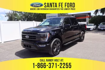2023 Agate Black Metallic Ford F-150 Lariat 4X4 Truck