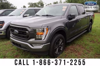 2023 Gray Ford F-150 Base 4X4 Truck