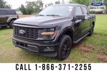 2025 Black Ford F-150 STX 4X4 Truck