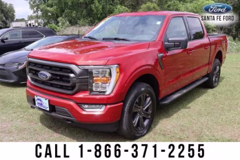 2023 Red Ford F-150 Base 4X4 Truck