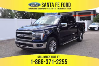 2025 Blue Ford F-150 LARIAT 4X4 Truck