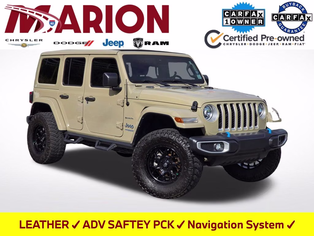 2022 Limited Edition Gobi Clearcoat Jeep Wrangler Unlimited Sahara 4xe 4X4 SUV