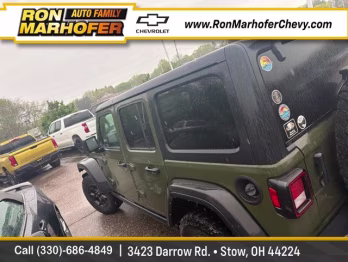 2021 Sarge Green Clearcoat Jeep Wrangler Unlimited Willys 4X4 SUV