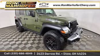 2021 Sarge Green Clearcoat Jeep Wrangler Unlimited Willys 4X4 SUV