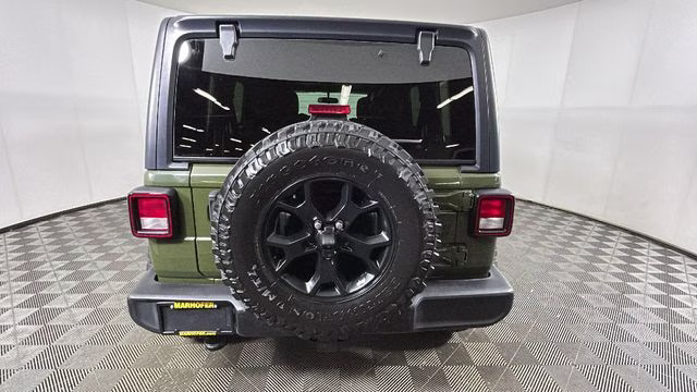 2021 Sarge Green Clearcoat Jeep Wrangler Unlimited Willys 4X4 SUV