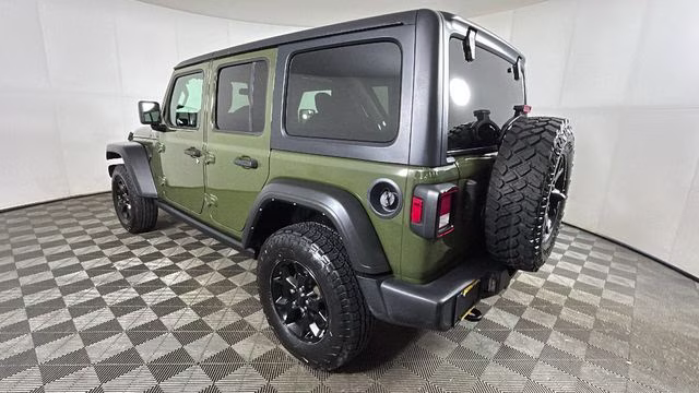 2021 Sarge Green Clearcoat Jeep Wrangler Unlimited Willys 4X4 SUV