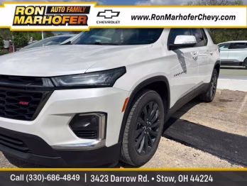 2022 Iridescent Pearl Tricoat Chevrolet Traverse RS AWD SUV