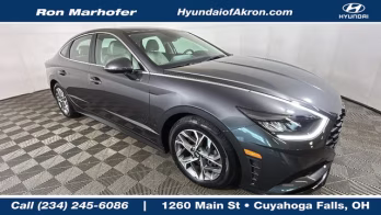 2022 Portofino Gray Hyundai Sonata SEL FWD Sedan
