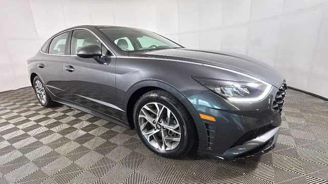 2022 Portofino Gray Hyundai Sonata SEL FWD Sedan